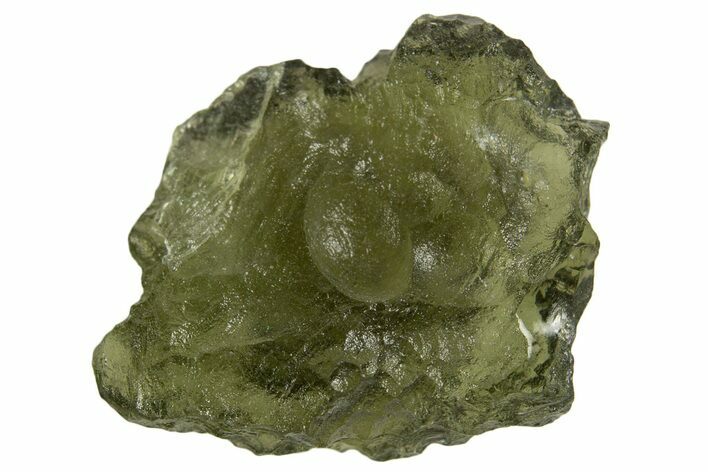 Green Moldavite Tektite ( g) - Czech Republic #337796